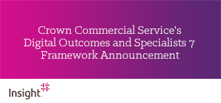 Article Insight Named as Supplier on Crown Commercial Service’s Digital Outcomes and Specialists 7 Framework  Image