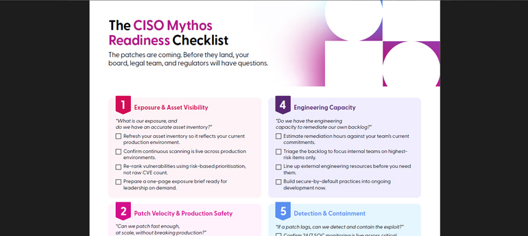 Article The CISO Mythos Readiness Checklist Image