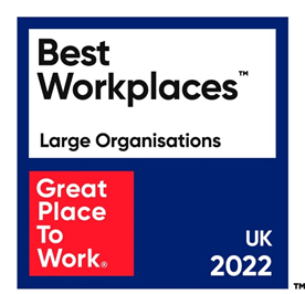 best workplaces large category UK