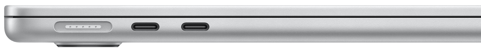 MacBook closed side view