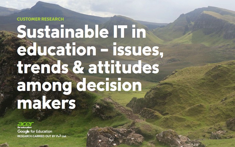 Sustainable IT in education - issues, trends & attitudes among decision makers Sustainable IT in education - issues, trends & attitudes among decision makers