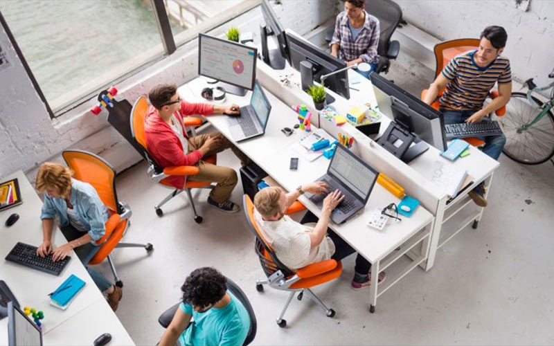 The power of relationships Collaborating in meeting room