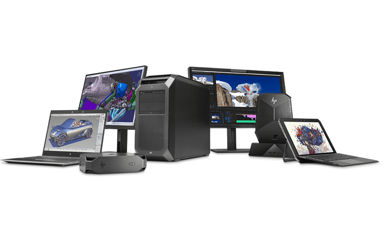 HP Z workstations are built for professional applications HP Z workstations series family
