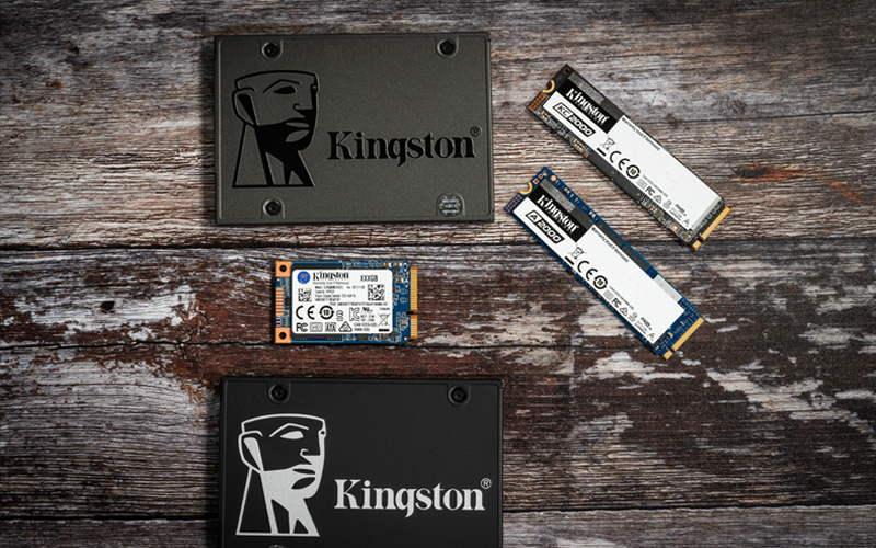 Hard drive to safely store your files Kingston hard drive product shot