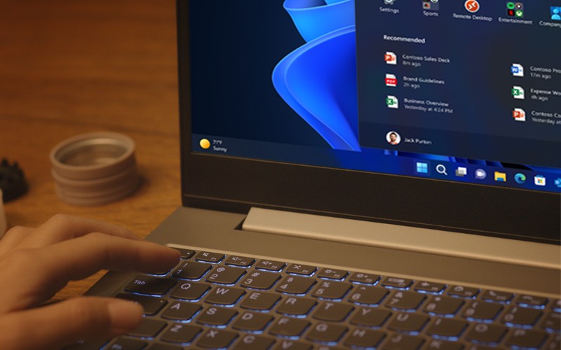 lenovo-thinkbook-image-4 Lenovo ThinkBook with Windows 11 home screen