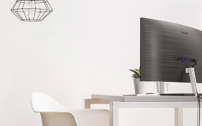 Philips monitor on a desk